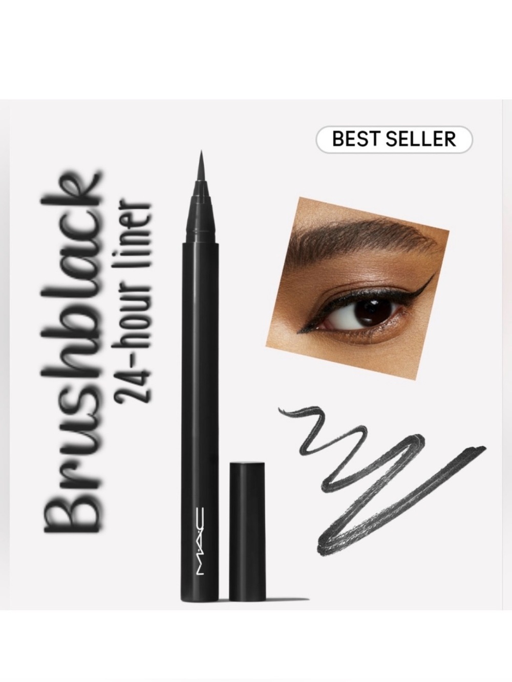 Mac Cosmetics Brushstroke 24 Hour Eyeliner Brand New in Box Authentic